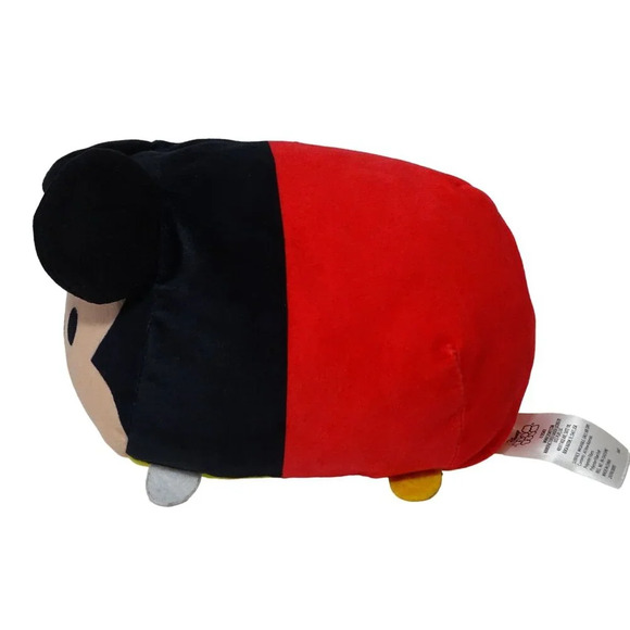 Disney Tsum Tsum Mickey Mouse Plush Stuffed Animal 8 inch Long Red Black - Picture 2 of 7
